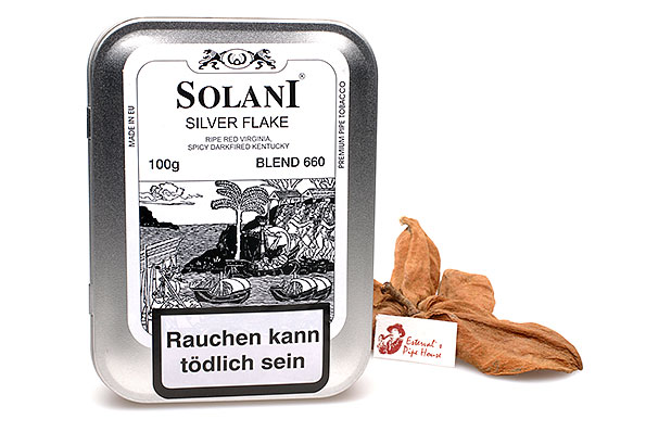 Solani Silver Flake Blend 660 Pfeifentabak 100g Dose Solani Silver Flake Blend 660 Pfeifentabak 100g Dose